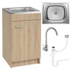 Stamar | Küchenschrank, mit Spüle, 50 cm, Eiche Sonoma, mit Produktbild-Vorschau 1