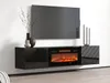 MIRJAN24 TV-Lowboard Luxe mit Kamin, zwei Drehtüren, Produktbild-Vorschau 3