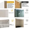 90cm Stylischer LED-Spiegelschrank, Wanderschrank – Produktbild-Vorschau 9