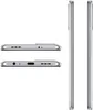Multiple views of a silver smartphone on a white background. Podgląd zdjęcia produktu