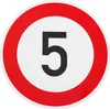 ORIGINAL VERKEHRSSCHILD 5 KM/H Schild DN 60 cm Nr. 274-5 Produktbild-Vorschau 1