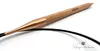 Close-up of a circular knitting needle with a wooden tip and a copper connector. Produktbild-Vorschau