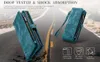 Caseme Samsung Hülle mit Zipper 2in1 Samsung A57 5G-Blau Produktbild-Vorschau 4