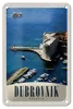 Blechschild Reise 12x18cm Dubrovnik Kroatien Meer Turm Produktbild-Vorschau 1