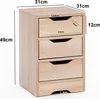 FineBuy Szafka nocna Sonoma 31x49x31 cm, matowa, z 3 Podgląd zdjęcia produktu 3