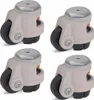 4er Set - Nivellierrolle 50mm Rad Blickle Rolle 250kg Produktbild-Vorschau 1