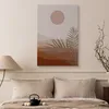 Muralo Leinwandbild Canvas für Wohnzimmer PALMBLÄTTER Sonne Produktbild-Vorschau 5