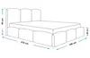 Polsterbett 180x200 Roma Slim - dickem Schaumstoff, Produktbild-Vorschau 9