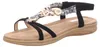 Sportliche Sandalette bis 30mm Sohlenhöhe B718-2-BK Produktbild-Vorschau 8
