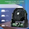 Camping Ventilator mit Akku 7800mAh, Tragbarer, Produktbild-Vorschau 3