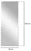 Spiegelfolie 150 x 58 cm, 2 Stück Produktbild-Vorschau 2