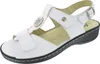 Hickersberger: Scarpe da donna, sandali, sandali bianchi, Anteprima dell’immagine prodotto 13