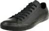 A black leather Converse Chuck Taylor All Star low-top sneaker is shown against a white background. Náhled obrázku produktu