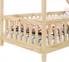 Hausbett CORA 90x200 cm, Natur - Kinderbett mit Produktbild-Vorschau 5