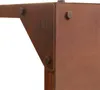 Cortenstahl Sichtschutzwand Brennholzregal 150x150x38 cm Produktbild-Vorschau 8