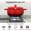 FCH litinový hrnec 26 cm – 6QT-5,5 l smaltovaný pekáč s Náhled obrázku produktu 7