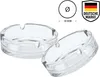 mucHome 24x Aschenbecher aus Glas für Zigaretten - für Produktbild-Vorschau 3