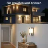 Grafner Design Edelstahl Wandlampe mit Bewegungsmelder und Produktbild-Vorschau 7