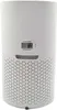 The back view of a white air purifier with a perforated lower section and a small control panel. Produktbild-Vorschau