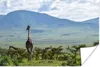MuchoWow® Poster Giraffen zwischen den Bäumen im Produktbild-Vorschau 1