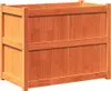 vidaXL Kvetináč vosk hnedý 90x50x70 cm masívne borovicové Náhľad obrázku produktu 1
