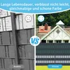 XINZI 10x Premium Hart-PVC Sichtschutzstreifen für Produktbild-Vorschau 10
