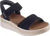 Skechers Slip-Ins: Bobs Sun Ray  Sandalen Plat - Zwart - Voir les images du produit 14