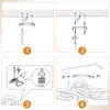 ZMH LED plafondlamp, 40 cm, geschikt voor woonkamer, 30W, Productafbeelding-voorbeeld 12
