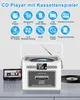 CD Player, Bluetooth Lautsprecher, Kassettenspieler mit UKW Produktbild-Vorschau 2