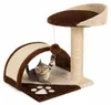 lionto Arbre à chat compact, petit arbre à chat avec balle Voir les images du produit 1
