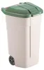 Rubbermaid Abfall-Rollcontainer 100 Liter PP beige ohne Produktbild-Vorschau 4
