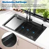 Einbauspüle, 30 Zoll Einbau-Einzelbecken-Küchenspüle, Produktbild-Vorschau 3