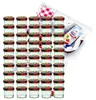 75er Set Sturzglas 125 ml Marmeladenglas Einmachglas Glas Produktbild-Vorschau 1