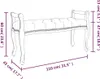 A line drawing of a bench with dimensions indicated by purple lines and text. Podgląd zdjęcia produktu
