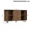 Merax dressoir met 3 lades en schuifdeuren, commode gemaakt Productafbeelding-voorbeeld 9