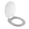 Sedile WC in MDF Coperchio Cerniere in metallo WC Sedile WC Anteprima dell’immagine prodotto 3