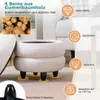 Sgabello COSTWAY con vano portaoggetti 20L, sgabello Anteprima dell’immagine prodotto 5
