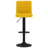 A single yellow bar stool is shown against a white background. Náhled obrázku produktu