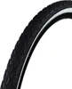 A close-up, studio shot of a bicycle tire against a white background. Produktbild-Vorschau