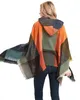 Damen-Kapuzencape mit Karomuster, Schal, Decke, Poncho, Produktbild-Vorschau 4