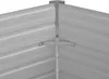 vidaXL Garten-Hochbeet Anthrazit 129 x 129 x 77 cm Produktbild-Vorschau 3