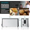 A collage of images showing a toaster, toast with butter, bread rolls, and a person eating a sandwich. Anteprima dell’immagine prodotto