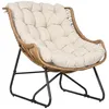 Garten Lounge, Rattanoptik, Outdoor Sessel, mit Auflage, Produktbild-Vorschau 1