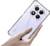 A hand holding a clear phone case with a phone inside, against a white background. Podgląd zdjęcia produktu
