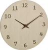 Wanduhr - dunkles Naturholz - D30 cm - Holz - Wanduhr - Produktbild-Vorschau 3