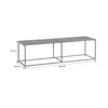 sweeek - TV-Möbel Metall 140x40x40cm - Schwarz Produktbild-Vorschau 4