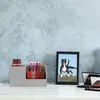 relaxdays Schreibtisch Organizer Leinen-Optik Produktbild-Vorschau 5