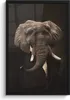 MuchoWow® MuchoWow® Gerahmtes Poster Alte Meister - Elefant Produktbild-Vorschau 1