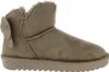 A single beige winter boot with a bow detail on the side, shown from a side view against a white background. Produktbild-Vorschau