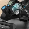 A close-up view of the central components of a MERACH S04B1 Mini-Heimtrainer, focusing on the digital display, resistance knob, and flywheel. Náhľad obrázku produktu